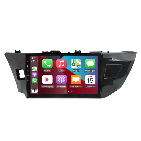 Molaner Car Radio for Toyota Corolla 2014-2016, 10-inch Android 13 with Wireless CarPlay & Android Auto, GPS Navigation, Steering Wheel Control, 2+32G