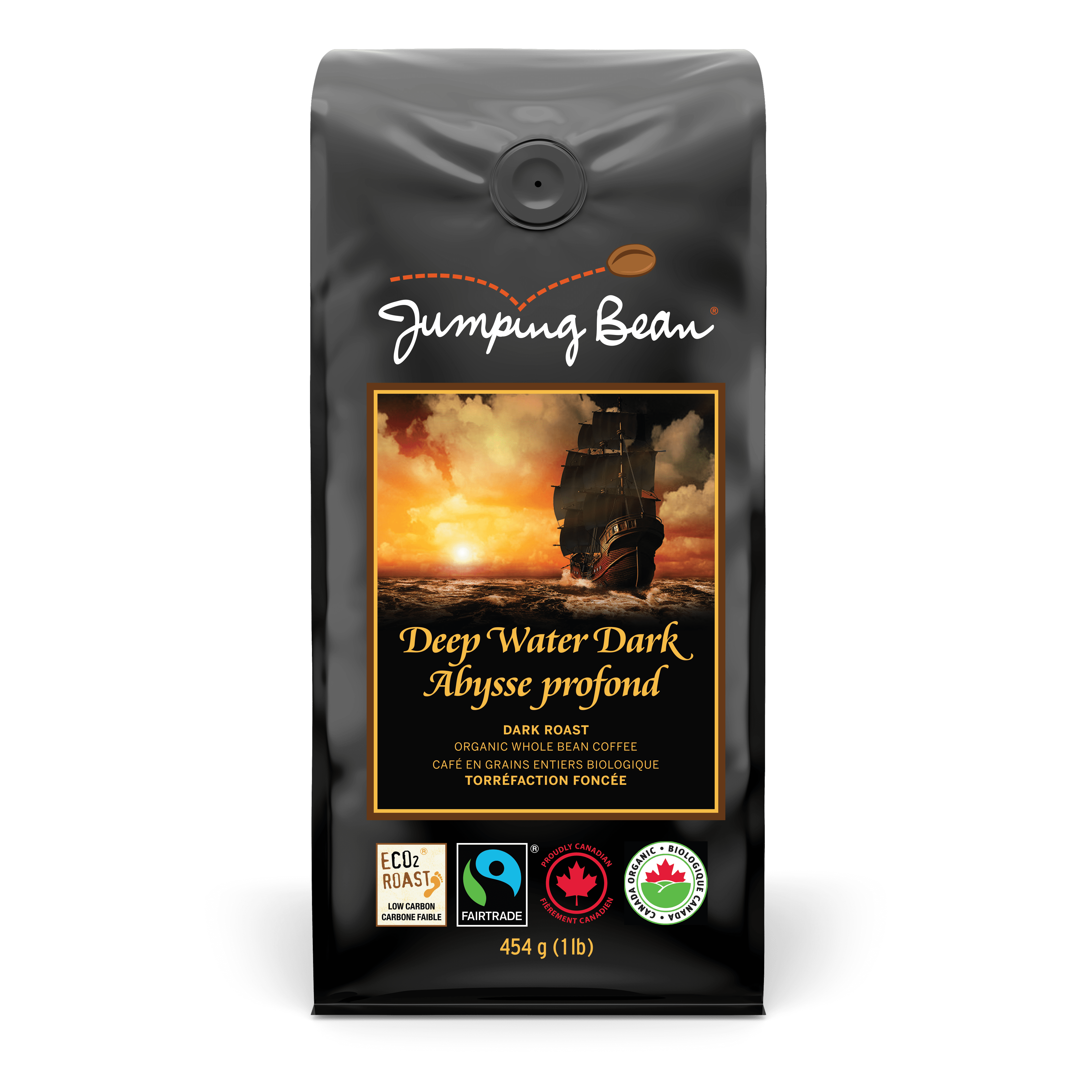 Jumping Bean Deap Water Whole Bean Coffee