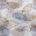 thumbnail image 1 of oneOone Velvet Mocha Brown Fabric Butterflies Sewing Craft Projects Fabric Prints By Yard 58 Inch Wide, 1 of 5