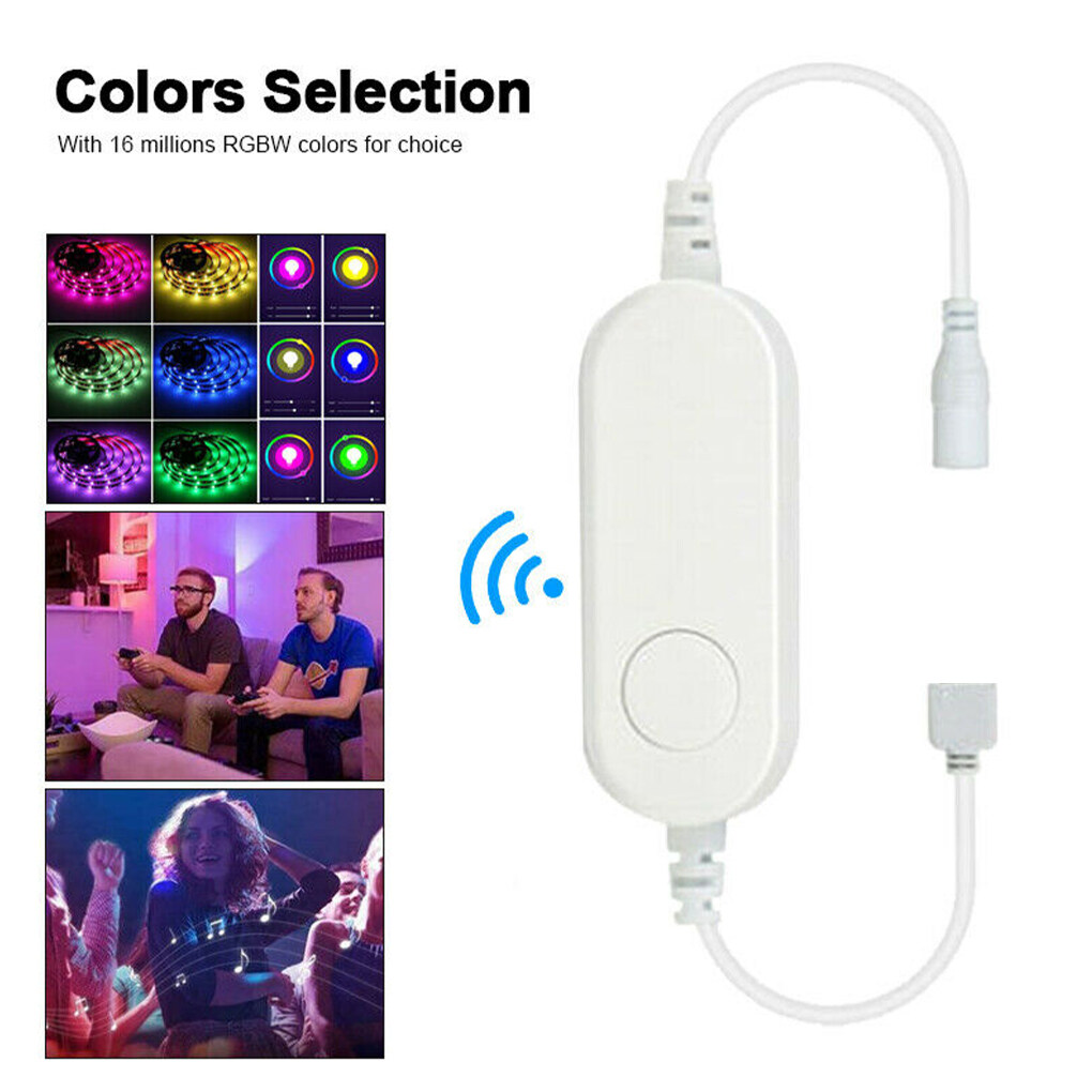 thinsony RGB LED Light Strip Controller Mobile Phone Remote Bedroom Wall Bar Movie Lamp Dimmer Switch Lighting Accessories RGB 4 Holes
