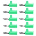 thumbnail image 2 of Banana Connector, Brass Material Banana Plug 4mm/0.2in Diameter Simple Installation  For Security Accessories Green, 2 of 8