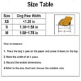 thumbnail image 2 of Dog Boots for Small Dogs | Paw Protector Shoes with Anti-Slip Soles | Waterproof Rubber Dog Socks for Rain, Snow & Mud | Set of 4 Pet Booties for Indoor & Outdoor Use, 2 of 3