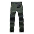 thumbnail image 4 of Penkiiy Pantalon de Randonnée Homme Liquidation Pantalon à Enfiler pour Homme Été Respirant Sports de Plein Air Pantalon d'Alpinisme Pantalon Pantalon Vert Armée, 4 of 9