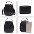 thumbnail image 3 of Women Shoulder Bag Diamond Stud Rivet Top Handle Shoulder Purse Crossbody Bag, 3 of 9