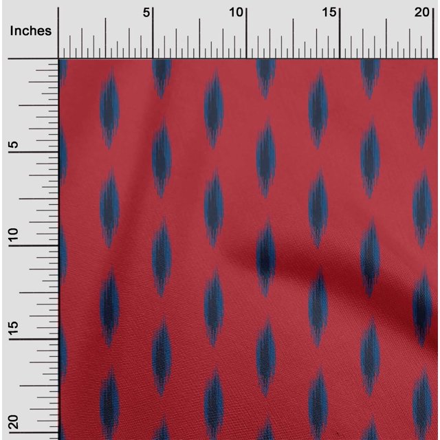 oneOone Polyester Lycra Fabric Abstract Ikat Print Fabric By Yard 56 Inch Wide