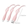 thumbnail image 3 of Amzcrzy Silicone Mobile Phone Data Cable Protective Cover Opposition Bend And Break Charging Cable Head Cover Three Piece Set Suitable For Android And Apples Silicone data cable protective sheath, 3 of 6