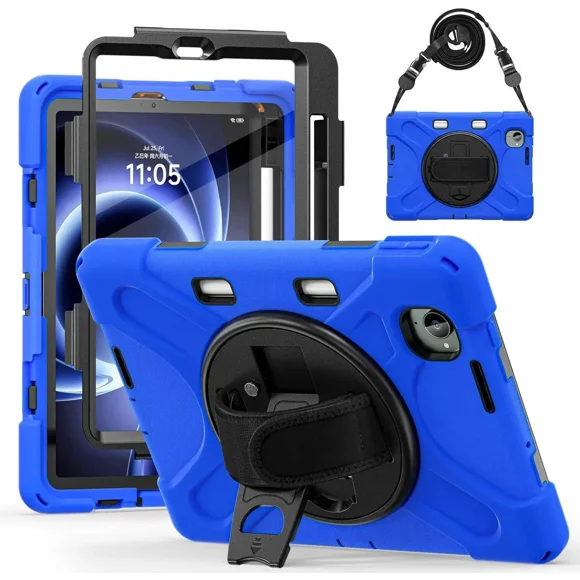 Case for Xiaomi Redmi K Pad 8.8 Inch 2025 Shockproof Cover with Built-in Screen Protector 360 Rotate Stand Hand Strap Shoulder Strap Pencil Holder