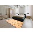 thumbnail image 4 of Ahgly Company Tapis d'Intérieur Rectangle Abstrait Orange Zone Orientale, 8' x 12', 4 of 6