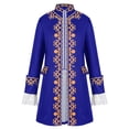 thumbnail image 2 of AnuYalue Queue-de-Pie pour Homme Costume Médiéval Rétro Renaissance Steampunk Victorien Manteau Halloween Cosplay Manteau Mi-Long, 2 of 8
