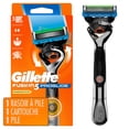 thumbnail image 2 of Gillette Fusion5 ProGlide Power Shaving Razor for Men, 1 Power Razor Handle, Battery-Powered With FlexBall Handle, Precision Trimmer for Men, 2 of 19