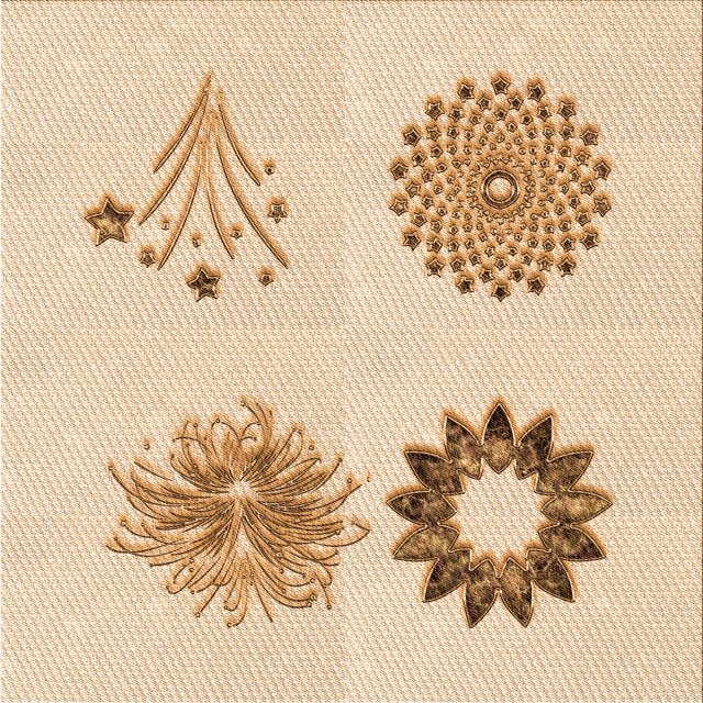 Ahgly Company Tapis d'Intérieur Lavable en Machine Carré Transitionnel Bronze Brun, 4 Pieds Carré
