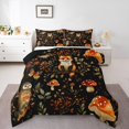 thumbnail image 2 of Erosebridal Cartoon Fox Bedding Full Comforter Set, Jungle Animal Down Comforter, Boho Botanical Decor, Reversible 3 Pieces, 2 of 8