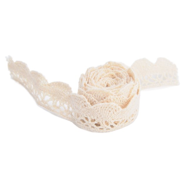 Lace Ribbon Gift Spun Yarn Decoration Trim Cotton Net Package Curtain Clothing Sofa Accessories Lace