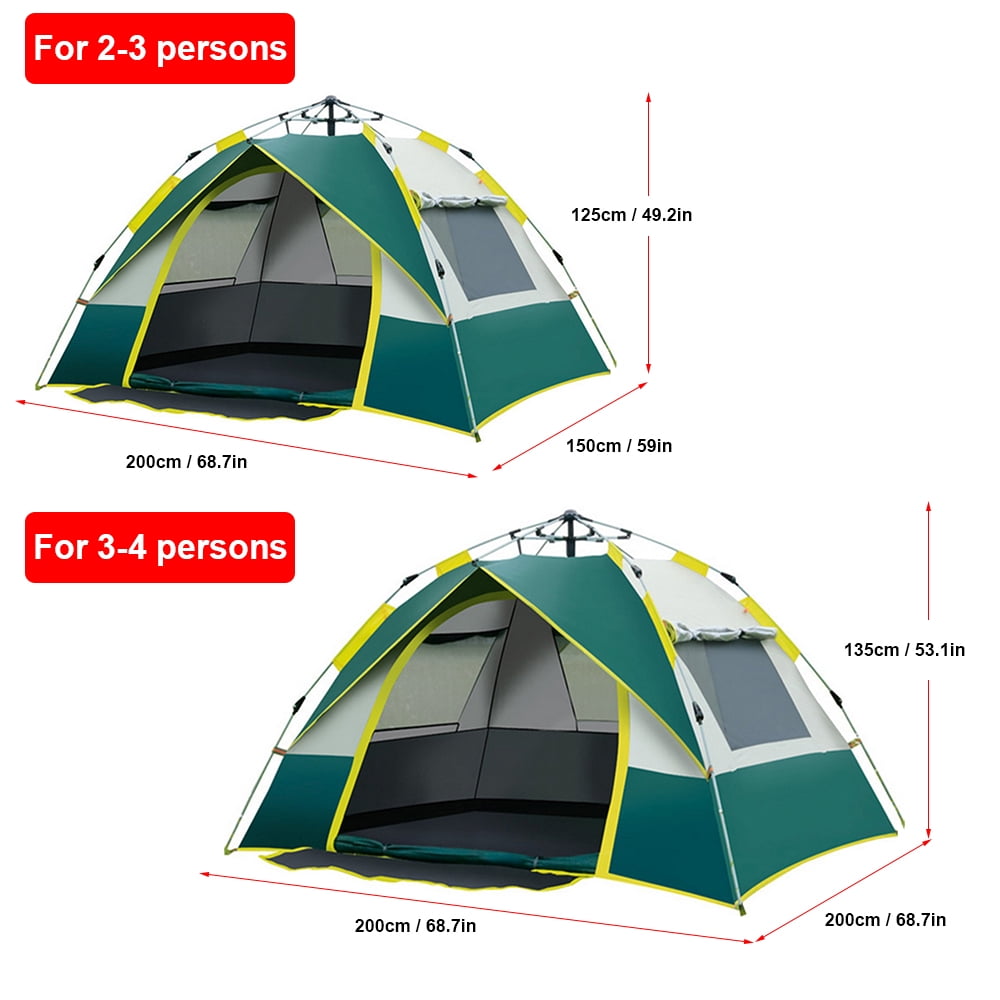 Pop Up Tent,Beach Tent Family Camping Tent Suitable for Camping, Hiking, Fishing, Picnics, Beaches, Sporting Events