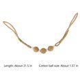 thumbnail image 3 of Chmadoxn Home Decor, Curtain Tiebacks Ropes Boho Curtain Tiebacks Curtain Holdbacks For Wall Curtain Tiebacks Window Drape Tie Back With Hooks For Bedroom Wall Dining Decoration The curtain bands, 3 of 6