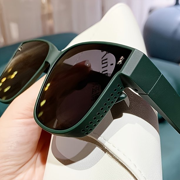 Large Square Fit Over Glasses - Polarized Anti-Glare Lenses 