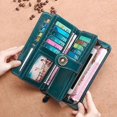 thumbnail image 4 of Retro Credit Card Holder Fashion Wallets for Women PU Leather Wallet Organizer, 4 of 8