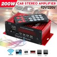 thumbnail image 4 of G8 Amplificateur Audio Bluetooth 200W 2 Canaux Récepteurs Amplificateur Bluetooth subwoofer Amplificateur Audio Domestique Récepteur Hi-Fi Amplificateur Intégré 2.0 CH, 4 of 9