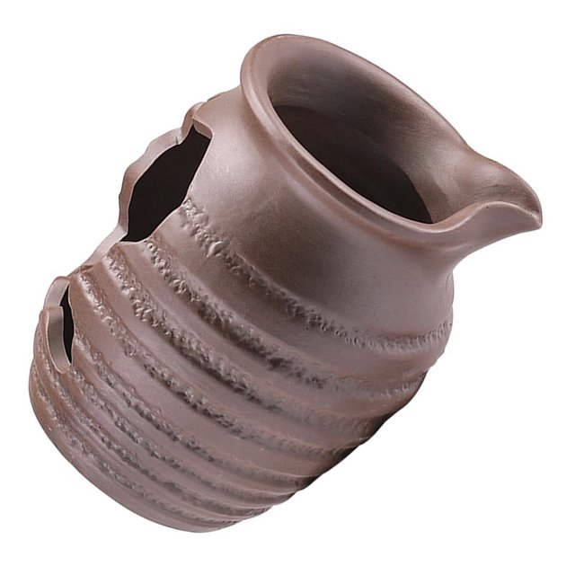 Shisuyan Ceramic Jar Water Fountain Fish Pond Decorative Waterfall Ceramic Jar Fish Tank Water Dispenser
