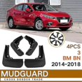 thumbnail image 2 of 4 Pcs Rabats de Boue pour Mazda 3 Bm Bn Axela Hatchback 2014-2018, 2 of 5