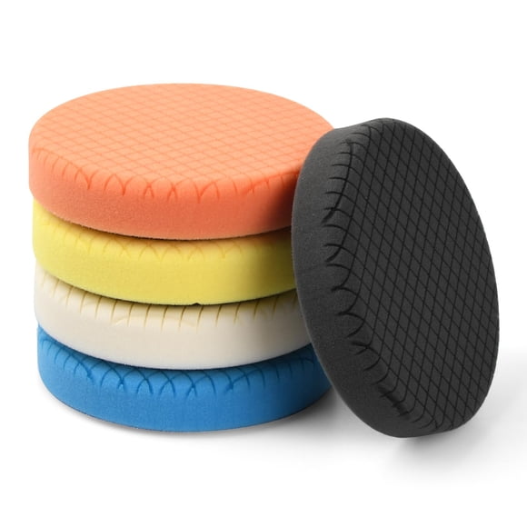 Pieces Polishing Pad 130mm, Polishing Pads Buffing Pad, Screwdriver Polishing Pad, Car Polishing Sponge
