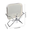thumbnail image 4 of Feltree Six-piece Set Fruit Plates Cake Plates Household Dining Table Garbage Plates Spit Bones Plates Suitable for Restaurant Kitchen, 4 of 7