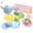 A, variant on Aofa 14Pcs/Set Kids Children Teapot Tea Set Toy Cups Saucers Pretend Play Food Fun Kids Gift