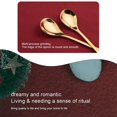 thumbnail image 3 of Oleegame 1PC Stainless Steel Cutlery Set Christmas Tableware Set Stainless Steel Spoon Gift Set Dessert Spoon Fork Coffee Spoon Christmas Pendant Spoon Tableware Set Gift, 3 of 8