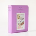 thumbnail image 4 of ruzhgo 3inch Photo Album PVC Collection Picture Storage Insert Page Book Art Poster Organizer Gift Holder Collector Scrapbooking Purple Purple, 4 of 6
