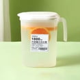 thumbnail image 2 of Drink Container For Fridge, 1.8 L Clear Polypropylene Cold Kettle With Lid And Flip Spout For Lemonade, Iced Tea, Infused Water, 2 of 9