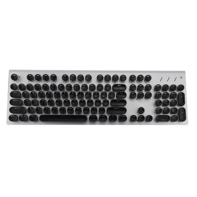 Key Cap Fancy LED Gaming Mechanical Keyboard Steampunk Typewriter Key Cap 104 Keys Backlit Classy Player Stylized