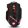 thumbnail image 1 of Souris de Jeu, Souris de Jeu Optique Laser, Souris de Jeu Optique 9200dpi Pc Gamer avec Dpi Réglable, 8 Poids Pcs., Éclairage Led, 8 Boutons, Usb Câblé, Grand, Droitier, 1 of 7