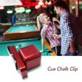 thumbnail image 3 of Étui Portable pour Craie de Queue en Alliage d'Aluminium Support de Craie à Pointe de Queue Porte-Craie de Billard Accessoire de Billard pour Piscine, 3 of 7