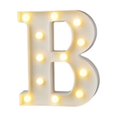 thumbnail image 2 of Romantic Panneau de Marquise LED Alphabets 3D 26 Chiffres 0-9, Veilleuse Murale, 2 of 8