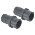 thumbnail image 1 of Unique Bargains UPVC Reducer Pipe Fitting 32mm OD 30mm Barbed, 2 Pack Straight Coupling Adapter Connector, Grey, 1 of 5
