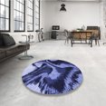 thumbnail image 4 of Ahgly Tapis Rectangulaire Lavable en Machine Intérieur Transitionnel Bleu Ciel, 2 Pieds x 4 Pieds, 4 of 7
