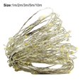 thumbnail image 3 of 1m 2m 3m 5m 10m LED Copper Wire Starry String Lights DIY Home Party Decoration, 3 of 12
