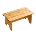 thumbnail image 3 of KAKOWELY Toilet Stool Antislip Footstool Small Step Stool Wooden Step Footstool,15.35"X7.87"X6.69", 3 of 4