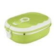thumbnail image 2 of Boîte à Lunch Rectangulaire 1-Couche 900ml Boîte à Lunch en Acier Inoxydable Boîte de Rangement pour Aliments Boîte à Lunch pour Enfants Aliments Chauds, 2 of 8