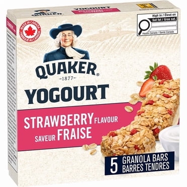 Quaker Barres tendres Yogourt Fraise