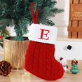 thumbnail image 1 of Christmas Decorations Outdoor Indoor,Christmas Decorations For Home,Cute Letters Christmas Stocking Decoration Christmas Tree Pendant Christmas Style Wool Knitted Socks Decoration Props, 1 of 3