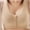 Khaki, variant on SUWHWEA Bras for Women, Women Bras Plus Size Front Buckle Comfortable Breathable Anti-exhaust Base Solid Non-Steel Ring Non-Magnetic Buckle Beauty Back Underwear