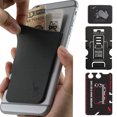 thumbnail image 1 of Mobile Phone Wallet, Smartphone - Credit Card Holder & Adhesive Wallet - Dark Gray, 1 of 6