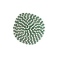 thumbnail image 1 of Dessous De Plat Rond En Feutre (Vert Et Beige), 1 of 3