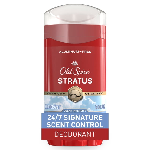 Old Spice Red Collection Deodorant for Men, Stratus Scent, 24-Hour Odor Protection, Refreshing Fragrance, Long-Lasting Freshness, 85g