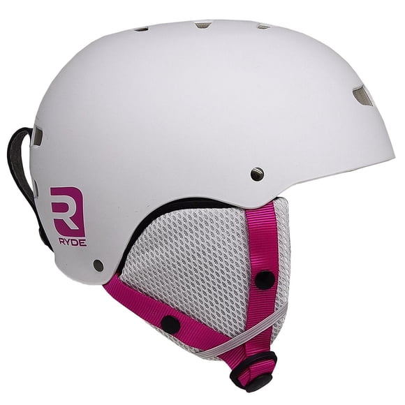 Ryde Girls Snow Helmet 8+, White, by Stoneridge Cycle