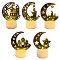 thumbnail image 2 of 5Pcs LED Eid Ramadan Candle Light Muslim Decor Ornament Muslim LED Candles Light Party Supplies, 2 of 5