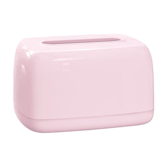 Tissue Box with Built-In Spring, Wall Mounted Napkin Holder for Living Room, Push-Up Paper Towel Dispenser for Desktop