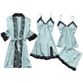 thumbnail image 2 of DPTALR Lingerie Femme Robe en Soie Dentelle Ensemble de Pyjama, 2 of 3
