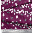 thumbnail image 2 of Soimoi Bande de Tissu Rayonne & Tissu Imprimé Artistique Floral 1 Yard 56 Inch Wide, 2 of 3